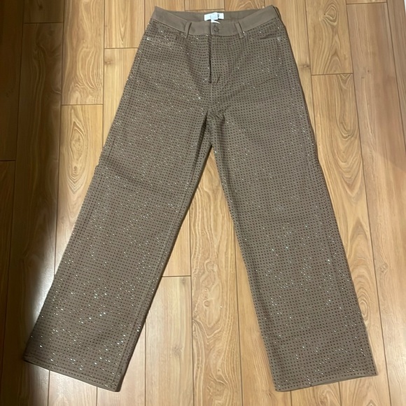 H&M Denim - BNWT H&M EDITION RHINESTONE JEANS